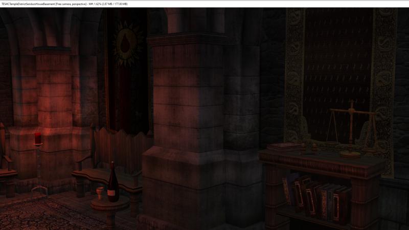 Seridur's House Basement interior in Skyblivion